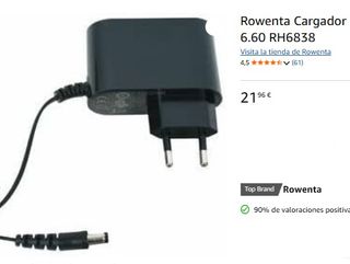 cargador aspiradora original Rowenta ZDmultimarca.