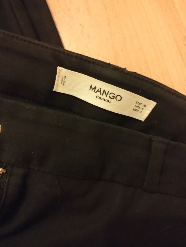 2 Pantalones Mango T 36