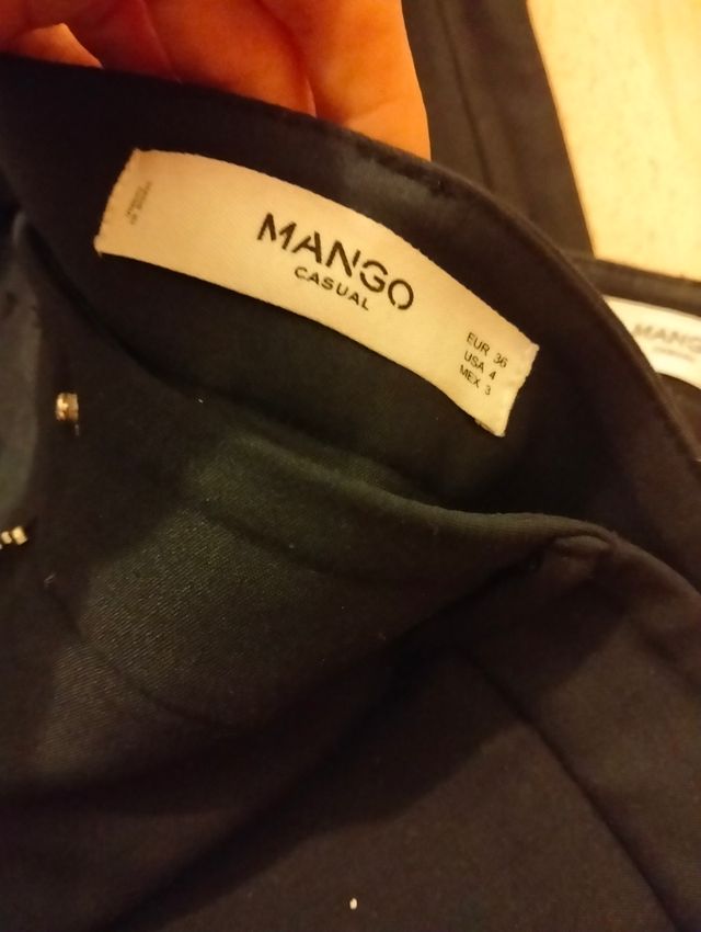 2 Pantalones Mango T 36
