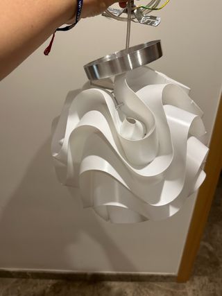 Lámpara techo moderna blanca