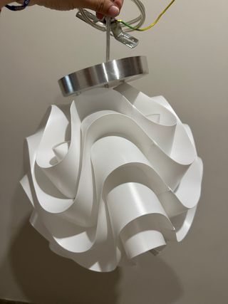 Lámpara techo moderna blanca