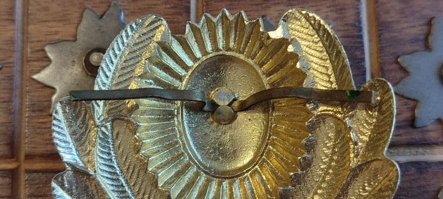 Insignia para gorra de oficial del MVD de la URSS