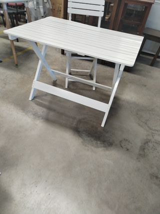 Set de exterior blanco