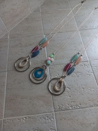 Set 3 Collane Multicolor