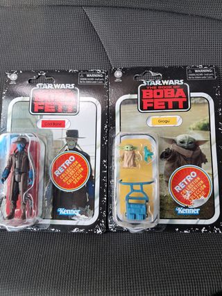 Lote 2 figuras 3'75" Kenner vintage Boba fett 