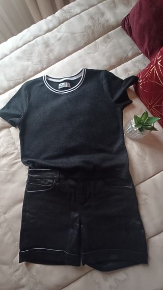 Conjunto Hollister negro - Talla S