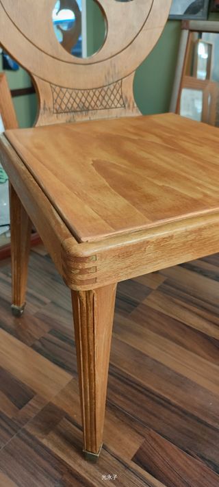 Silla madera vintage