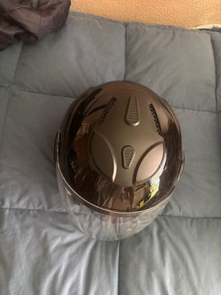 Casco moto negro - Jet