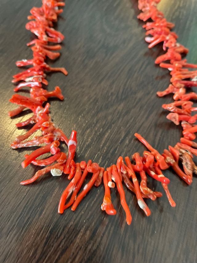 Collana corallo rosso stupenda condizione Naturale
