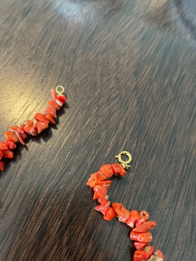 Collana corallo rosso stupenda condizione Naturale