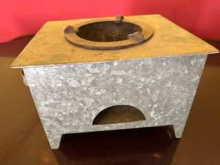 Hornillo antiguo metálico artesano
