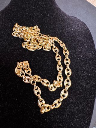 Cadena oro 18k calabrote maciza