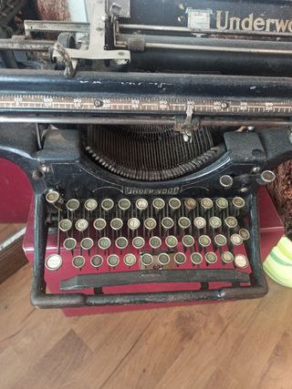Máquina de escribir antigua