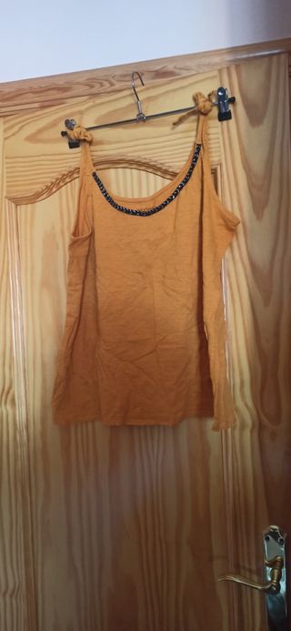 Camiseta tirantes INEXTENSO XL naranja