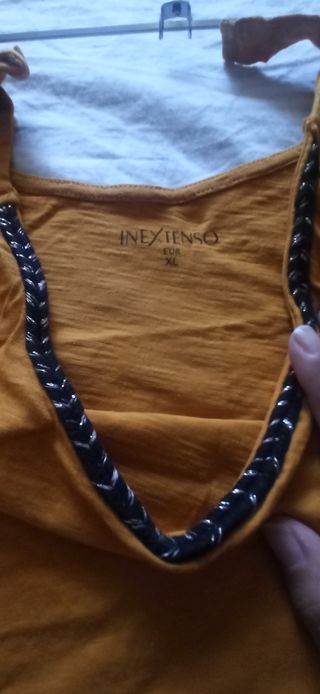 Camiseta tirantes INEXTENSO XL naranja