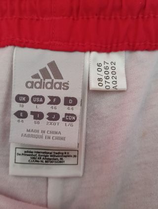Chándal Adidas rojo y blanco