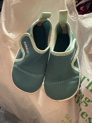 Zapatos NABAIJI niño, color verde azulado 22-23