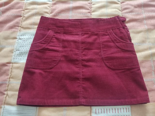 Minifalda pana granate