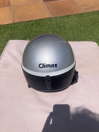 Casco moto CLIMAX SPIRIT plata .Talla S