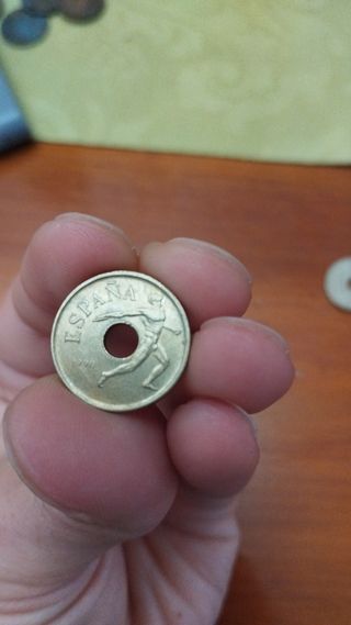 Moneda edición limitada 25 Ptas Barcelona 92