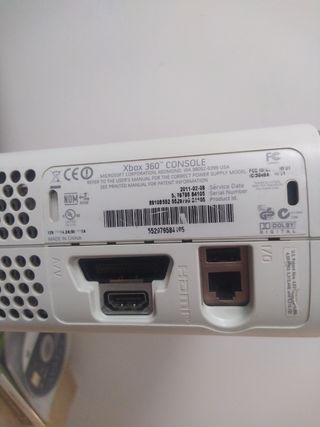 Pack Consola Xbox 360 blanca + juegos