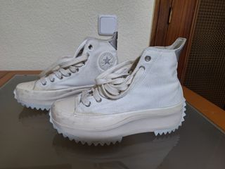 Converse Chuck Taylor beige plataforma