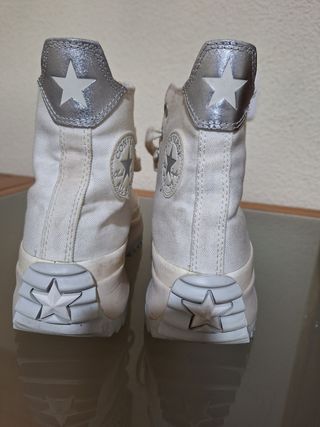 Converse Chuck Taylor beige plataforma