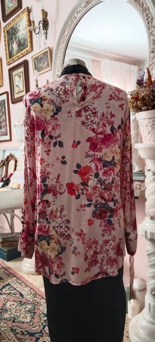 Blusa Zara vintage floral