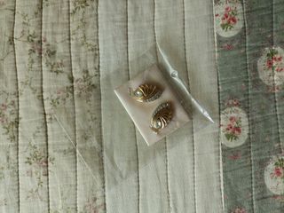 Pendientes Hispametul bañados en oro de 23k