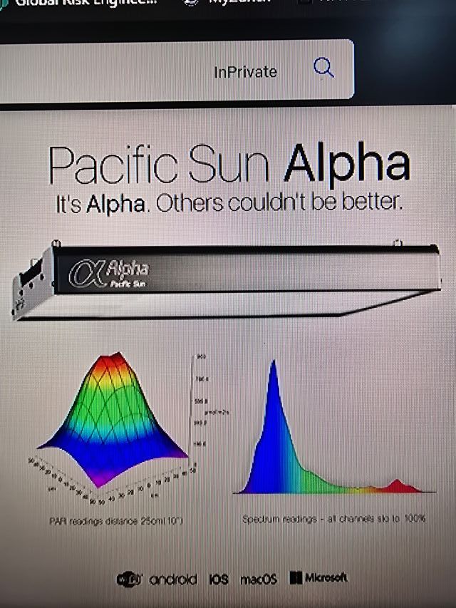 Calha Pantalla Aquario marino Alpha pacific sun