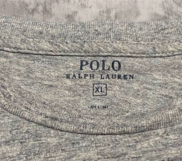 Polo Ralph Lauren Long sleeve Grey Vintage Basic