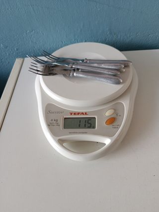 5 Tenedores Trincheros Vintage,mango de aluminio,