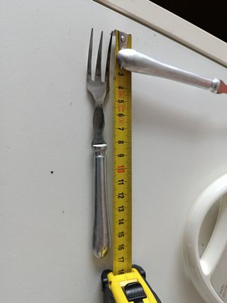 5 Tenedores Trincheros Vintage,mango de aluminio,