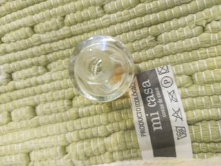 Alfombra verde mi casa