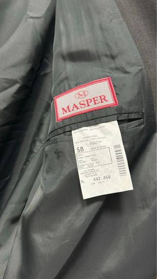 Traje chaqueta gris hombre - Talla 58