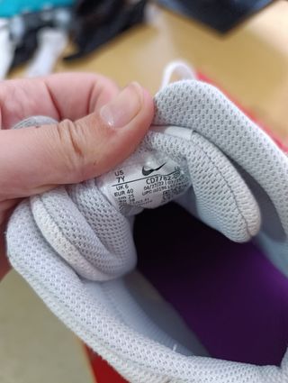 Zapatillas Nike Court Borough - Gris y Morado