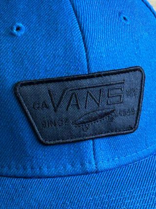 Gorra Vans Full Patch Snapback azul