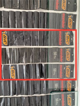 Espositore Bic - 59 Pts. - Accendini