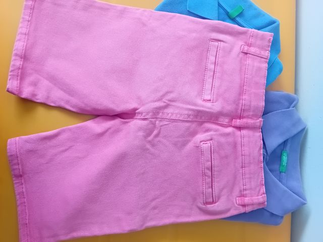 Bermuda y 2 polos niño