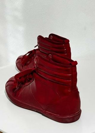 Zapatillas Zara rojas altas