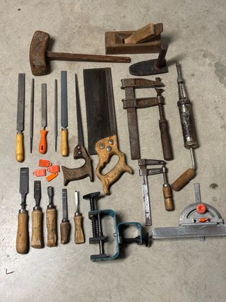 Herramientas carpintero vintage