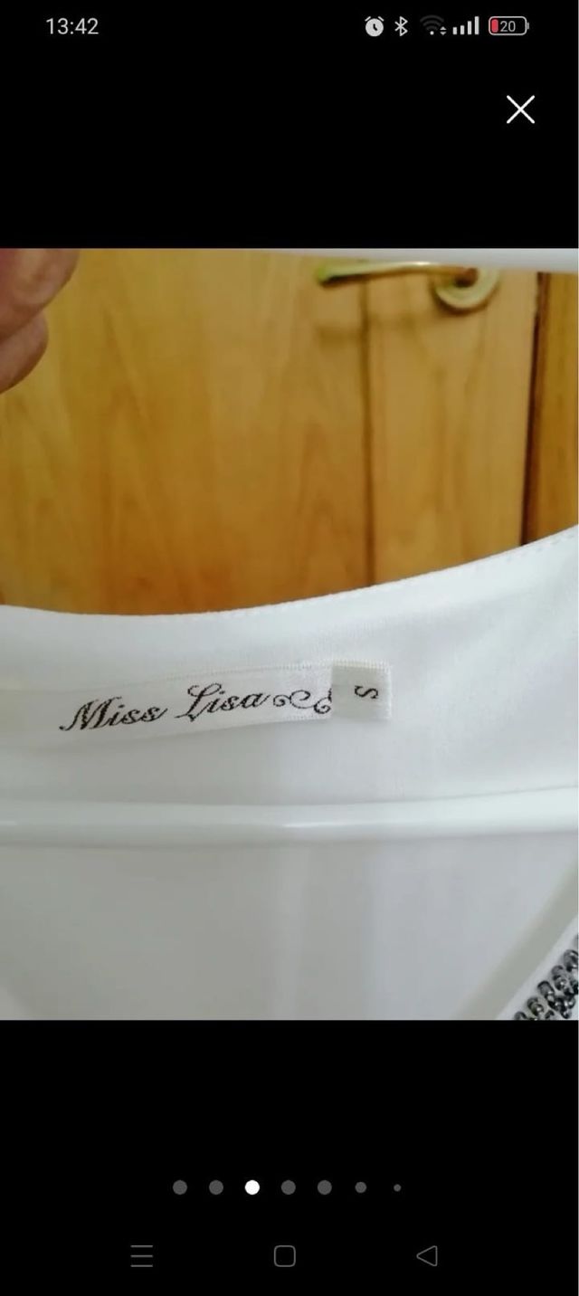 Vestido blanco verano talla M