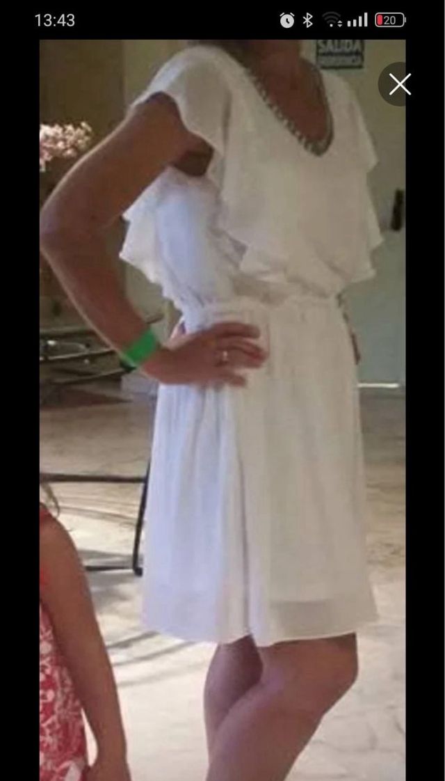 Vestido blanco verano talla M