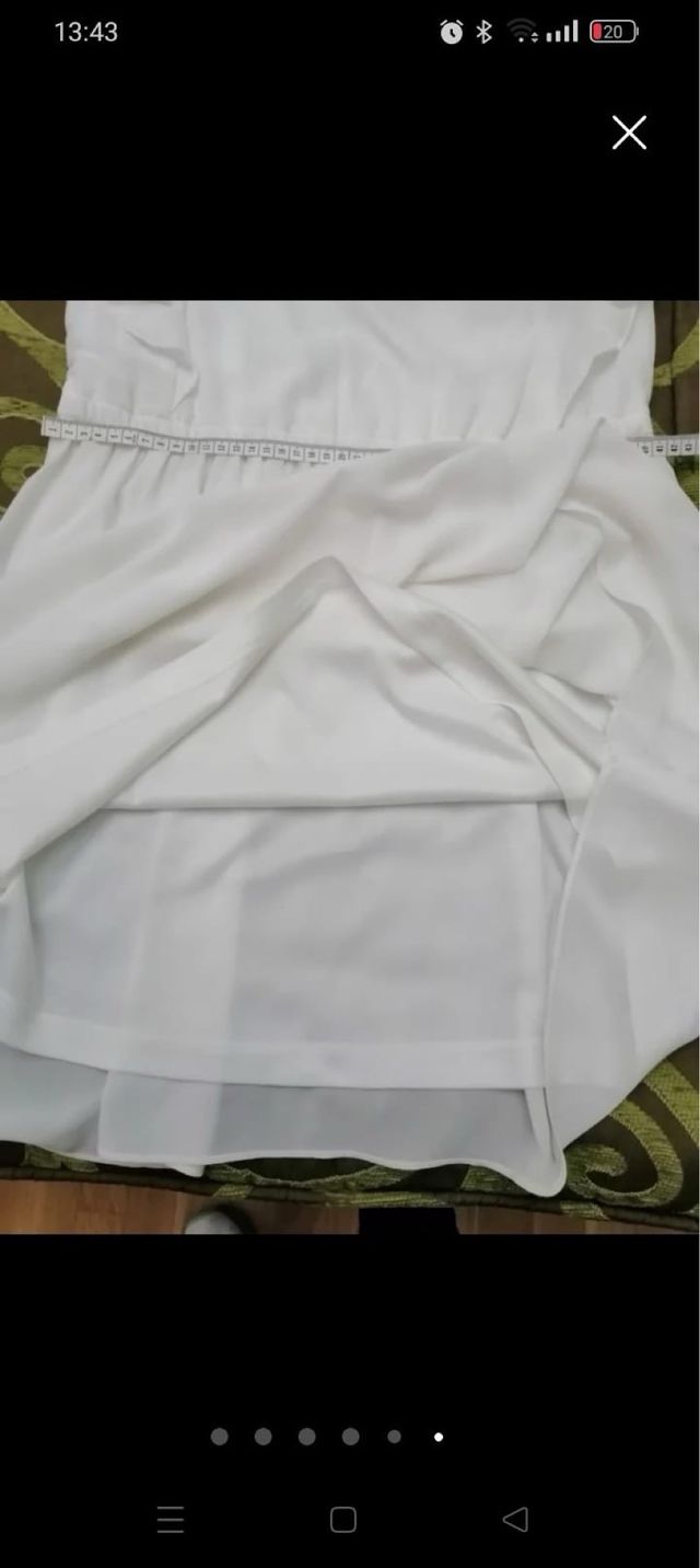 Vestido blanco verano talla M