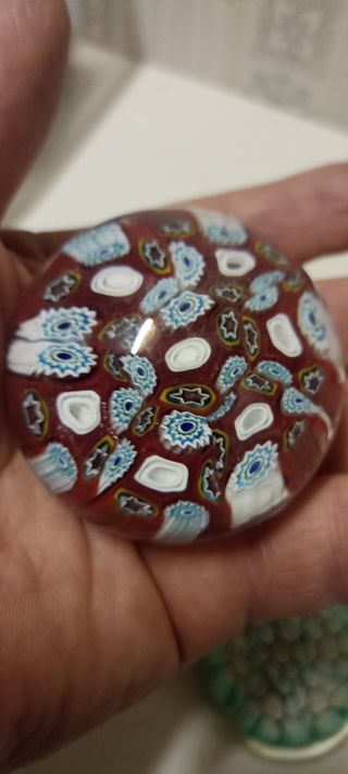 Murano N°2 coppia murrine diametro 5,5