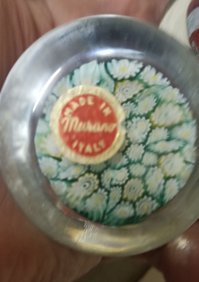 Murano N°2  coppia murrine diametro 5,5