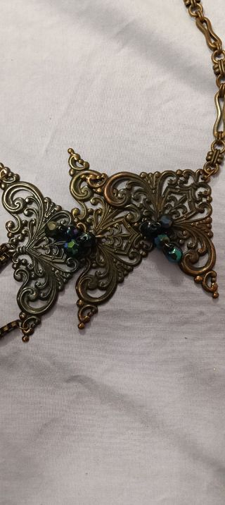 Cinturón étnico marrón y naranja