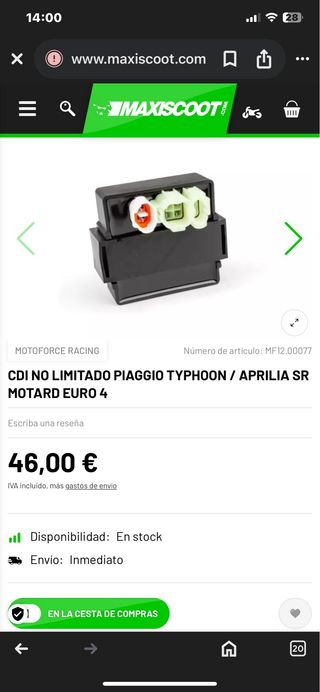 CDI unidad de control