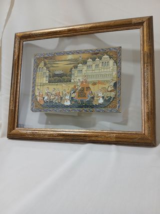 Miniatura India - Cuadro 23x16cm