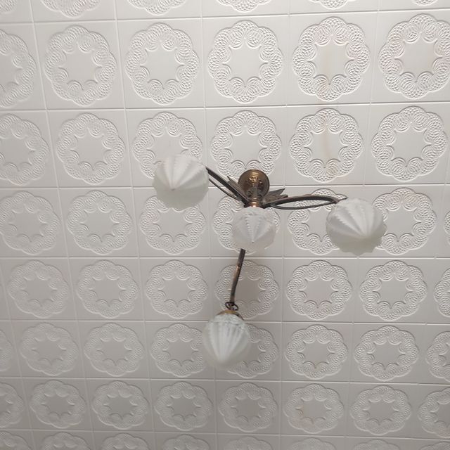 Lámpara art nouveau antigua. Oferta para hoy 165€